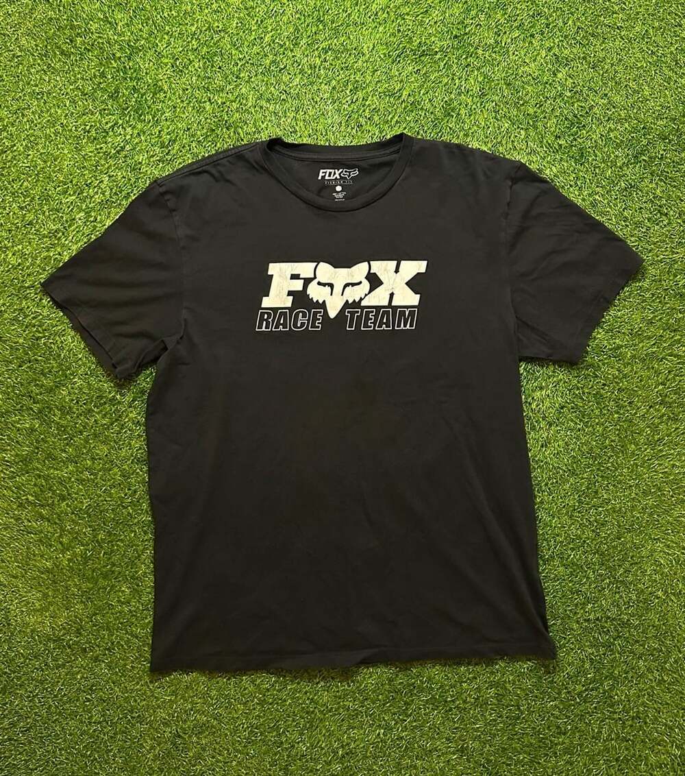 Fox Racing T-Shirt Black Graphic Tee